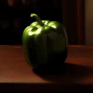 Fresh Bell Pepper Salad with Ripe Apple Slices