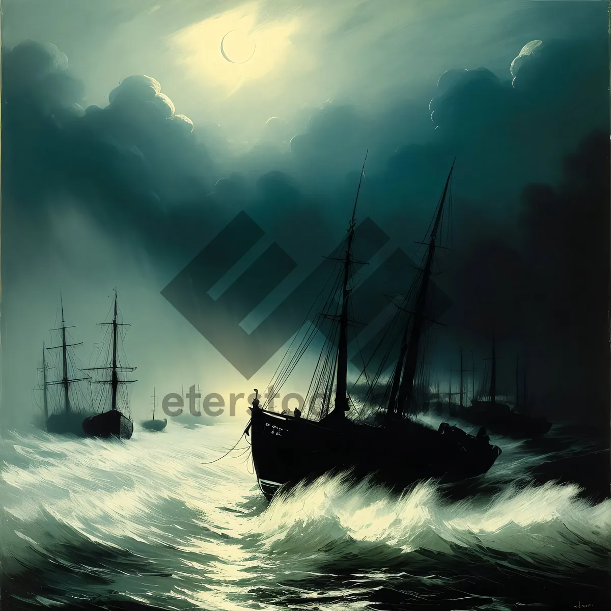 Picture of Sunset over the shipwreck in the marina.
