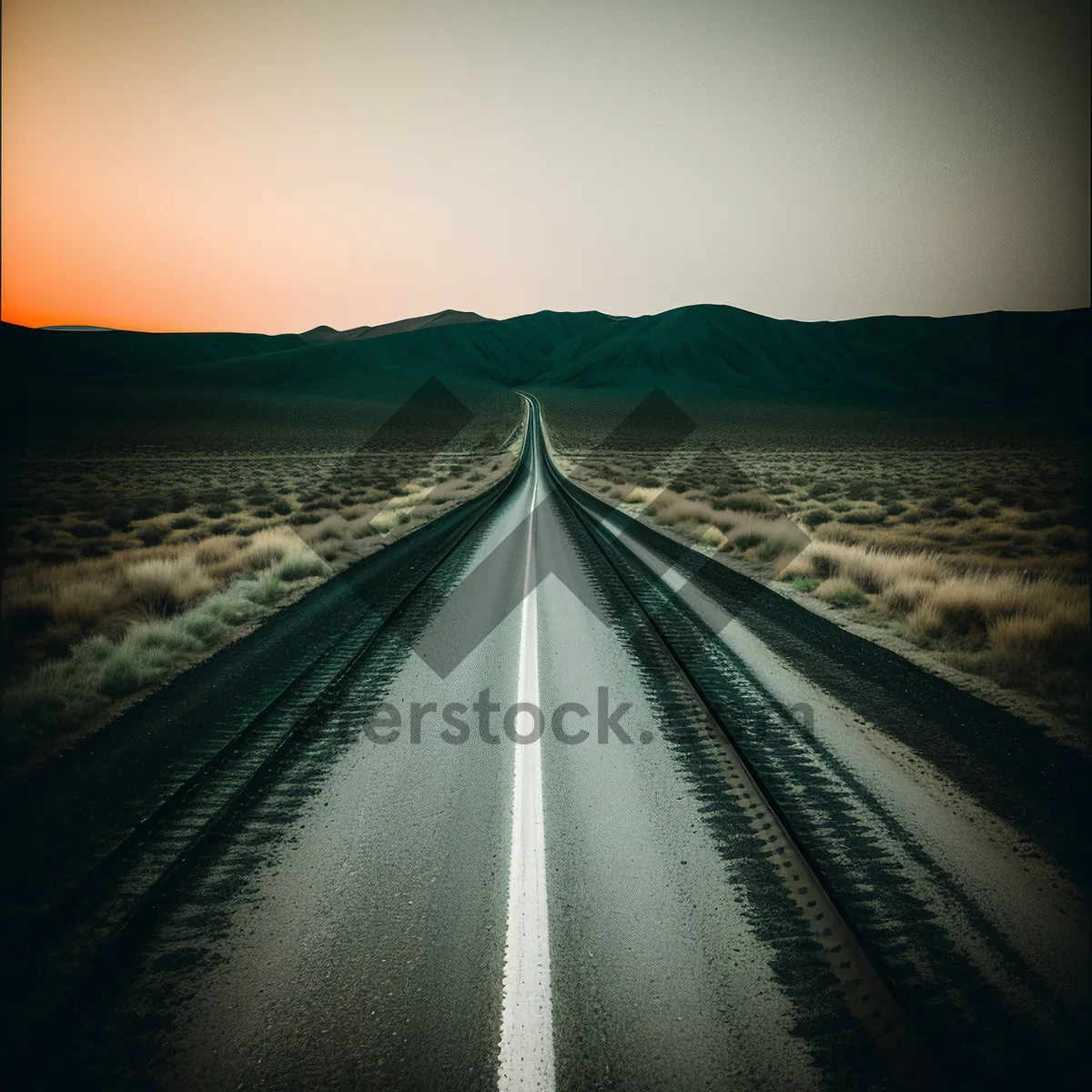 Picture of Sunlit Highway: Speeding through Celestial Landscape