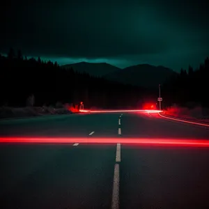 Night Sky Road: Illuminated Journey through the Stars