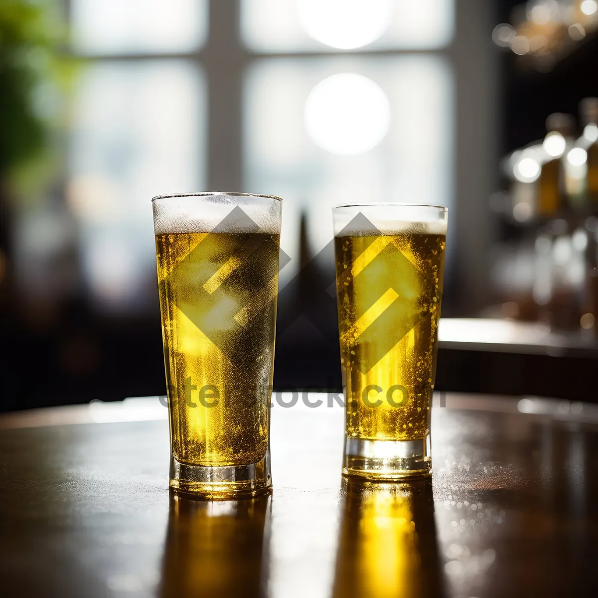 Picture of Cold, refreshing beer in a frosty glass.