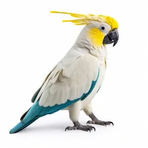 Colorful Macaw Parrot in Studio Portrait Shot