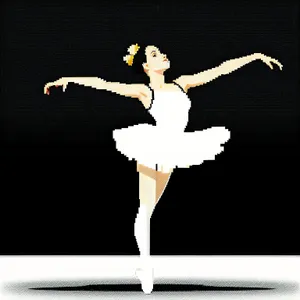 Dynamic Dance: Expressive Ballet Jump in Studio