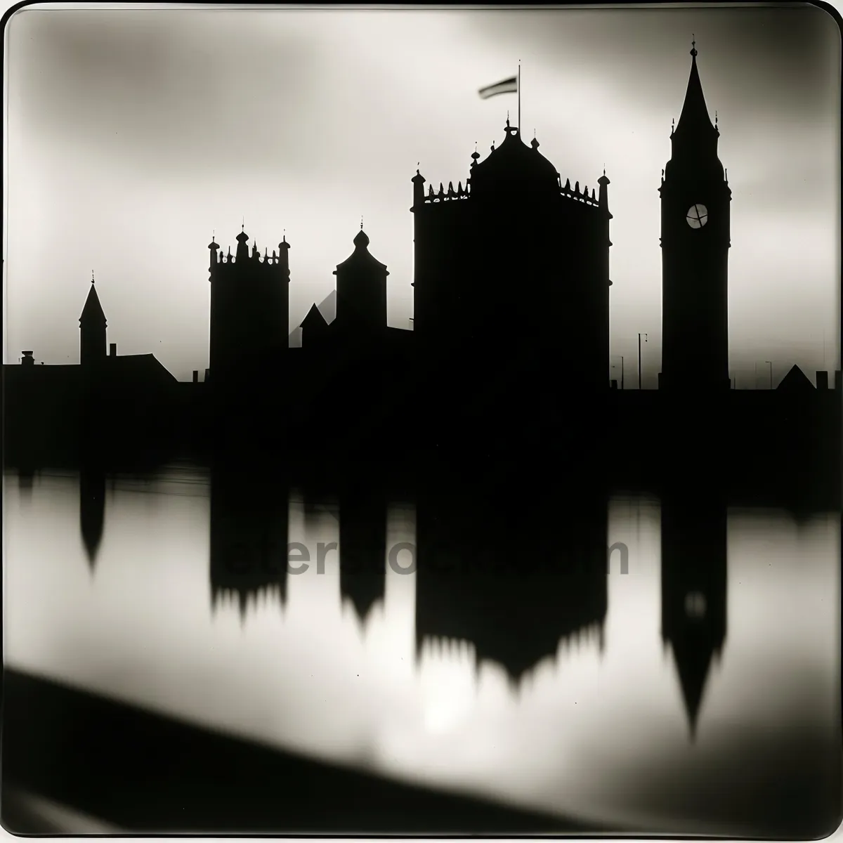 Picture of Iconic London Riverfront with Tower Bridge