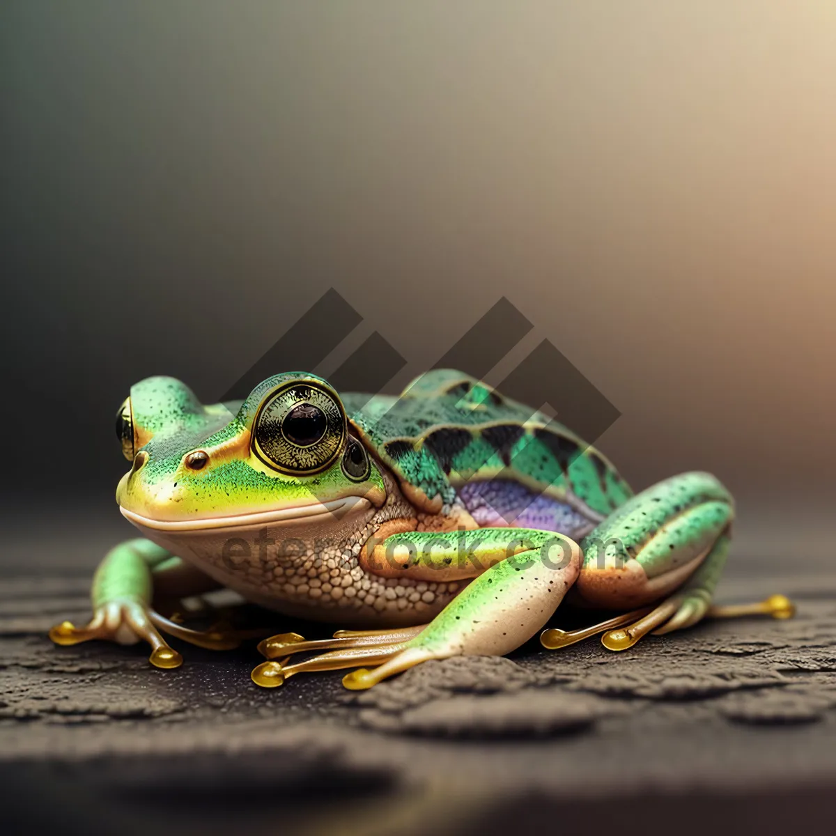 Picture of Colorful Eyed Tree Frog - Astonishing Amphibian Beauty.