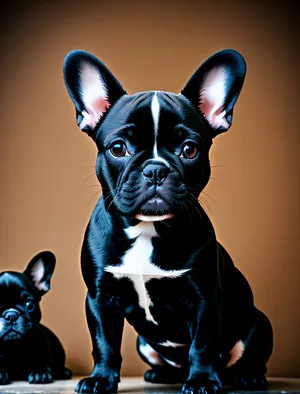 Cute Bulldog Puppy - Adorable Purebred Canine Portrait