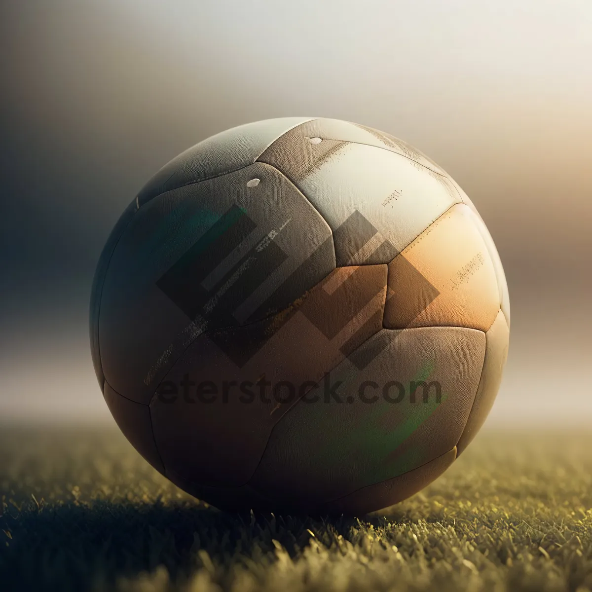 Picture of World Cup Soccer Ball on Black Background