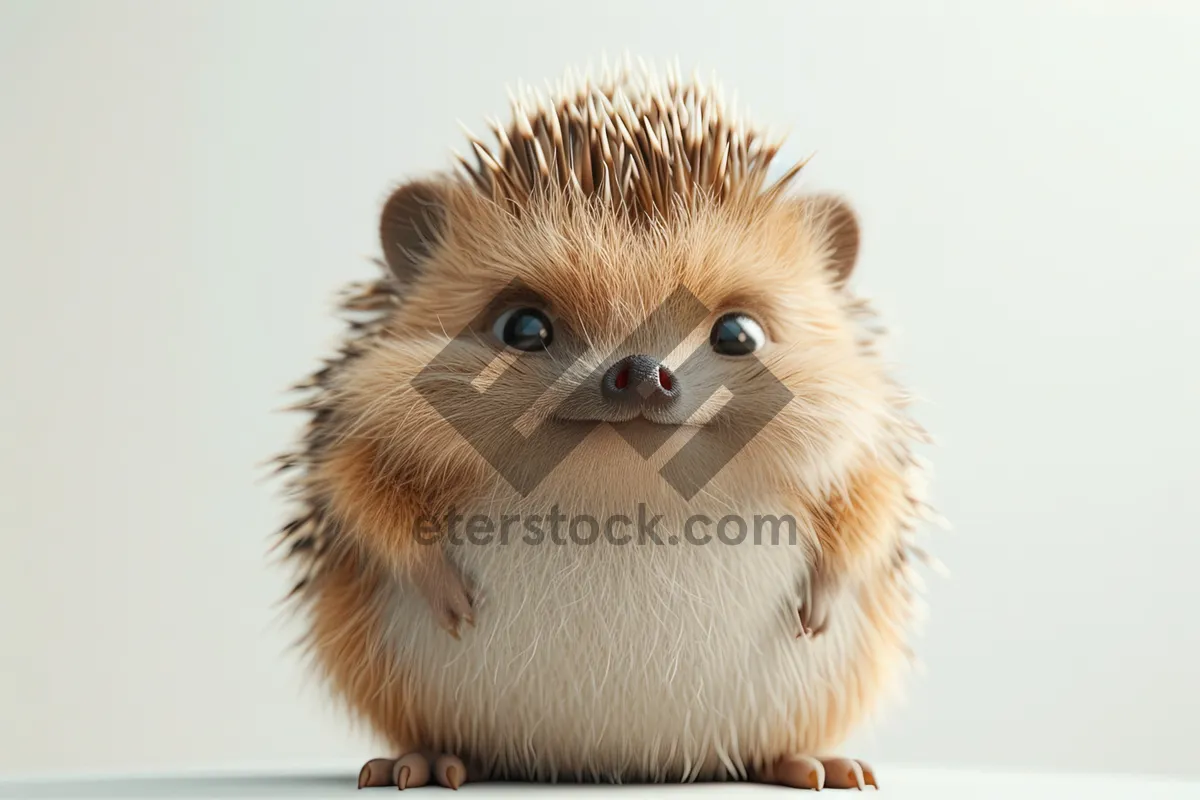 Picture of Cute Little Hedgehog with Spiny Quills