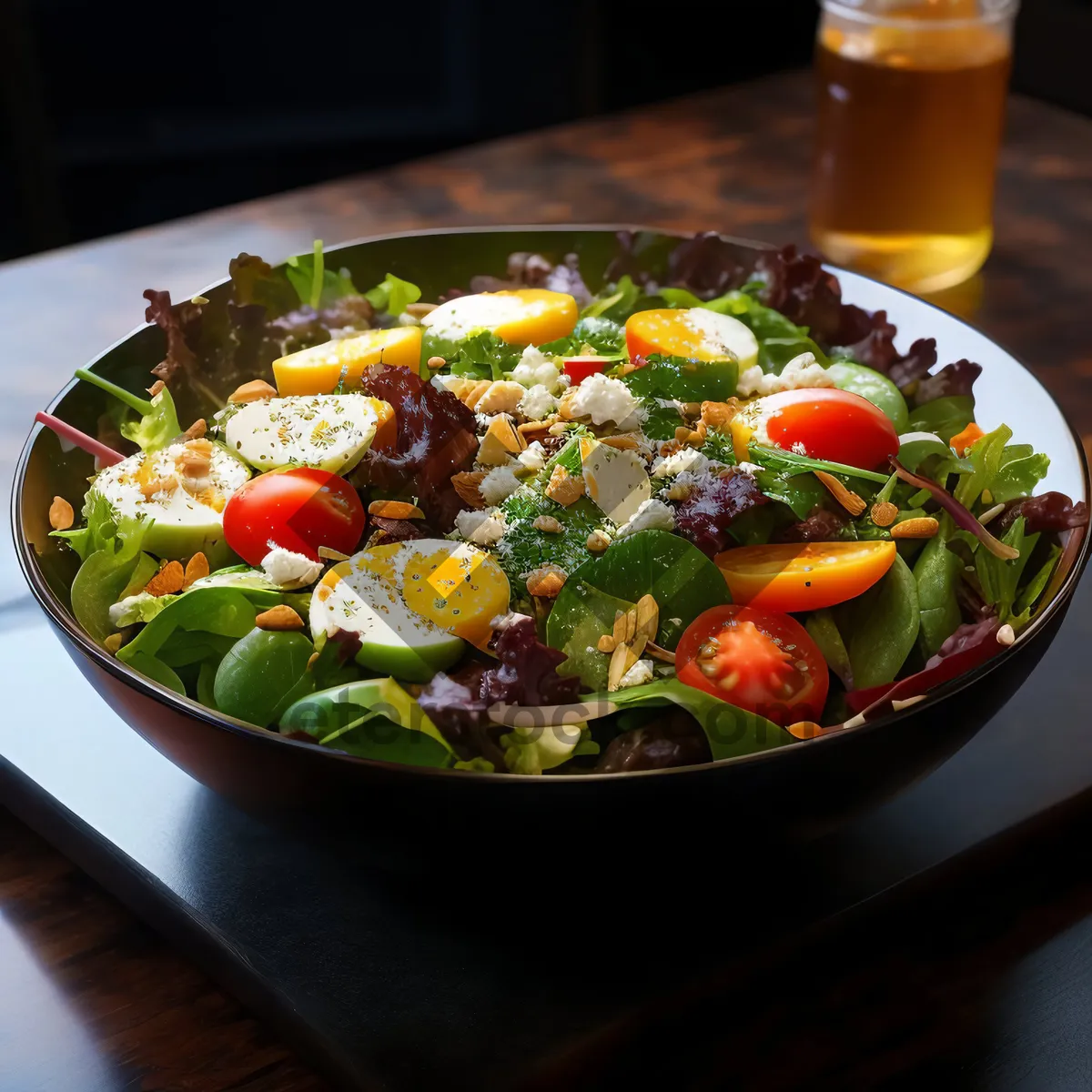 Picture of Delicious Gourmet Vegetable Salad with Cheese