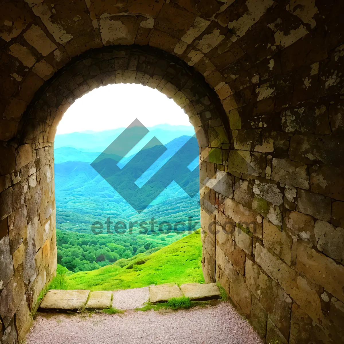 Picture of Roman Arch: A Historic Stone Fortress Bridge