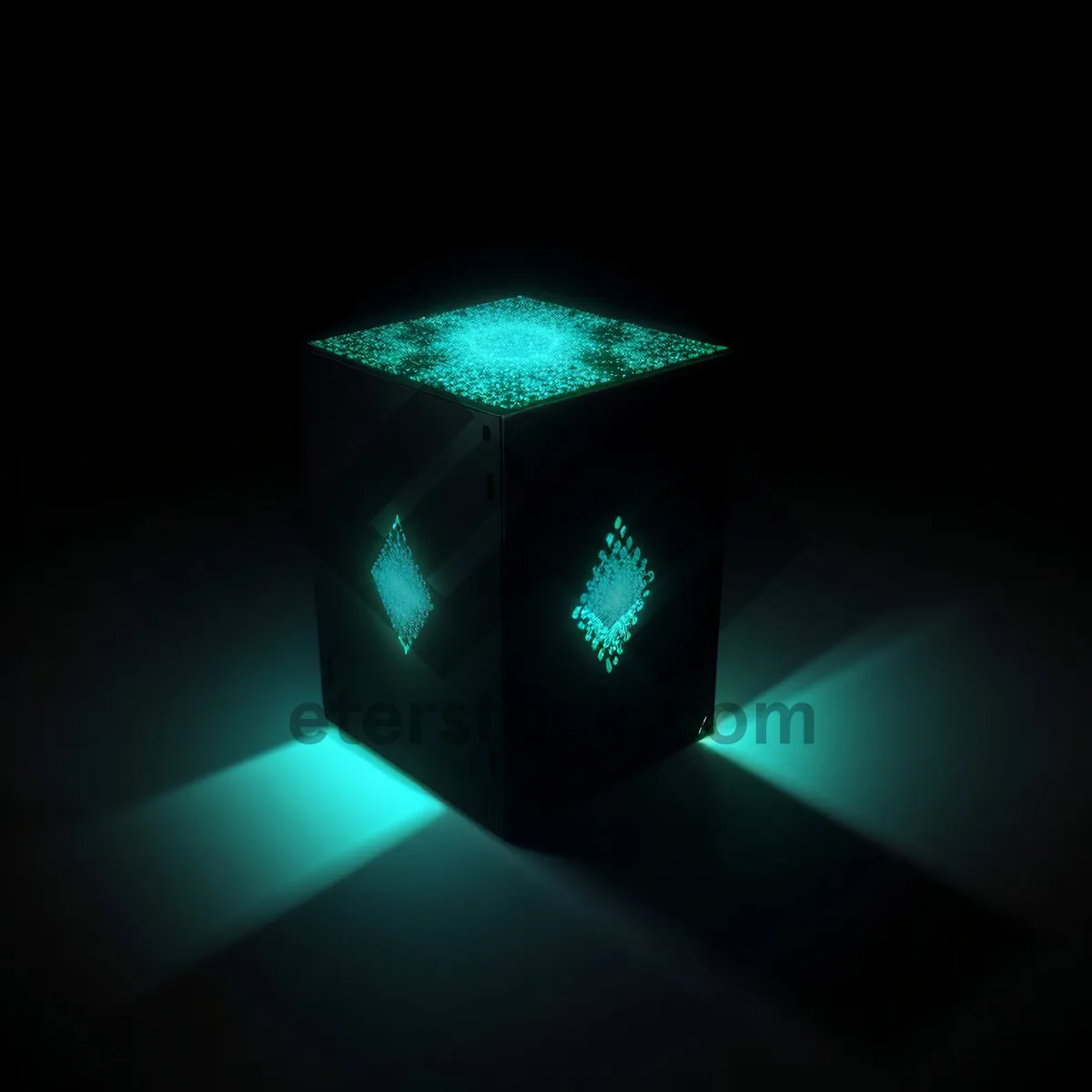 Picture of Black Glass Icon Button 3D Element