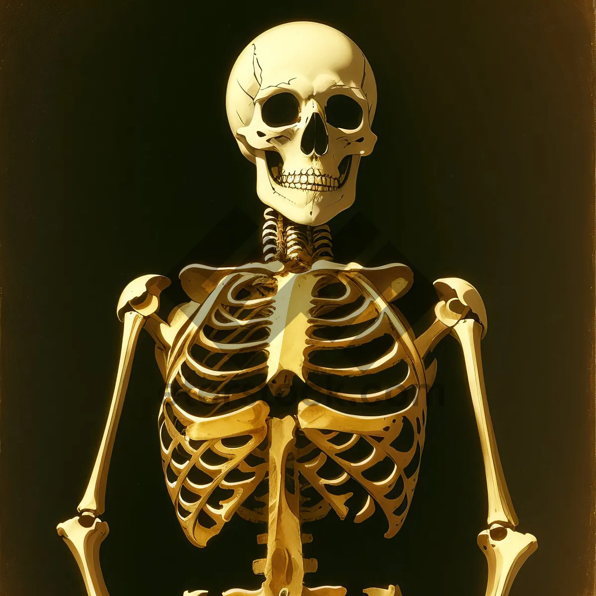 Picture of 3D Anatomy Baron Skull Skeleton X-Ray Image