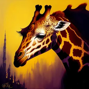 Fierce Fire: Wild Flame Engulfs the Giraffe