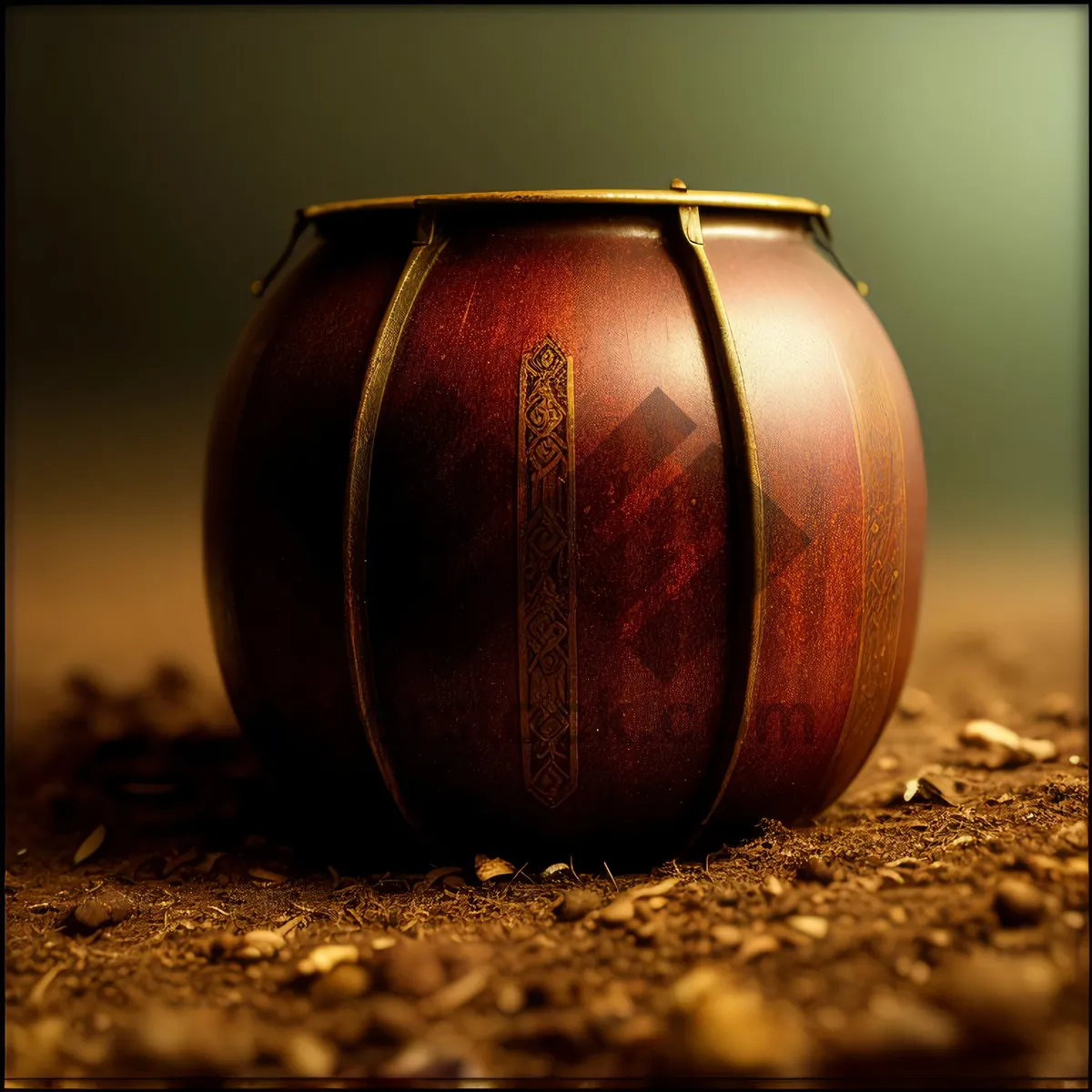 Picture of Traditional Tea Cup with Healthy Beverage