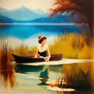 Golden Reflections on Calm Coastal Waters.