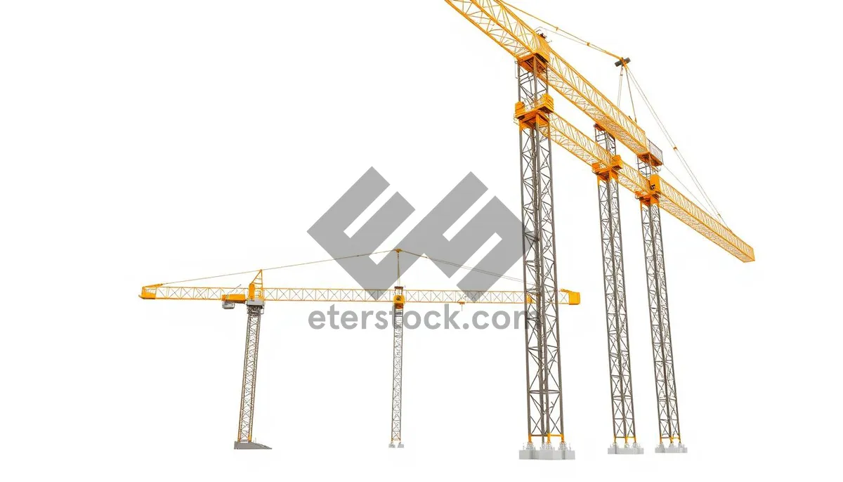 Picture of Urban Skyline Construction with Tower Cranes