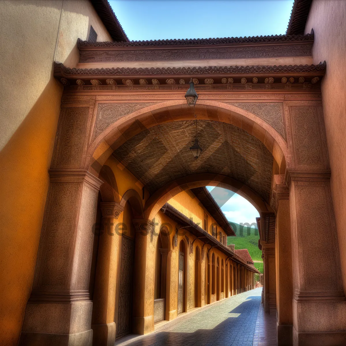 Picture of Grandeur of Ancient Architecture: Iconic Triumphal Arch