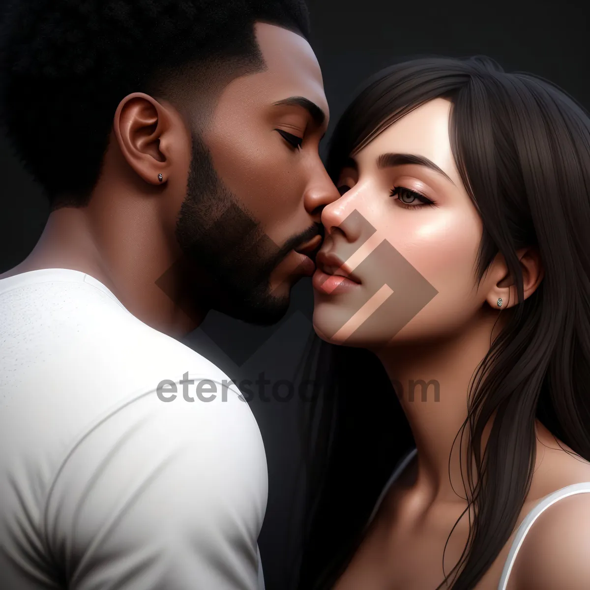 Picture of Seductive Beauty: A Flirtatious Fashion Portrait