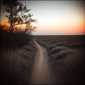 Golden Horizon: Majestic Sun setting over a Serene Ocean