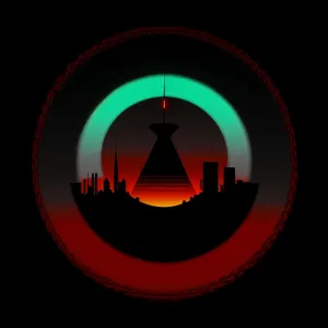 Black and Yellow Graphic Design Button Set