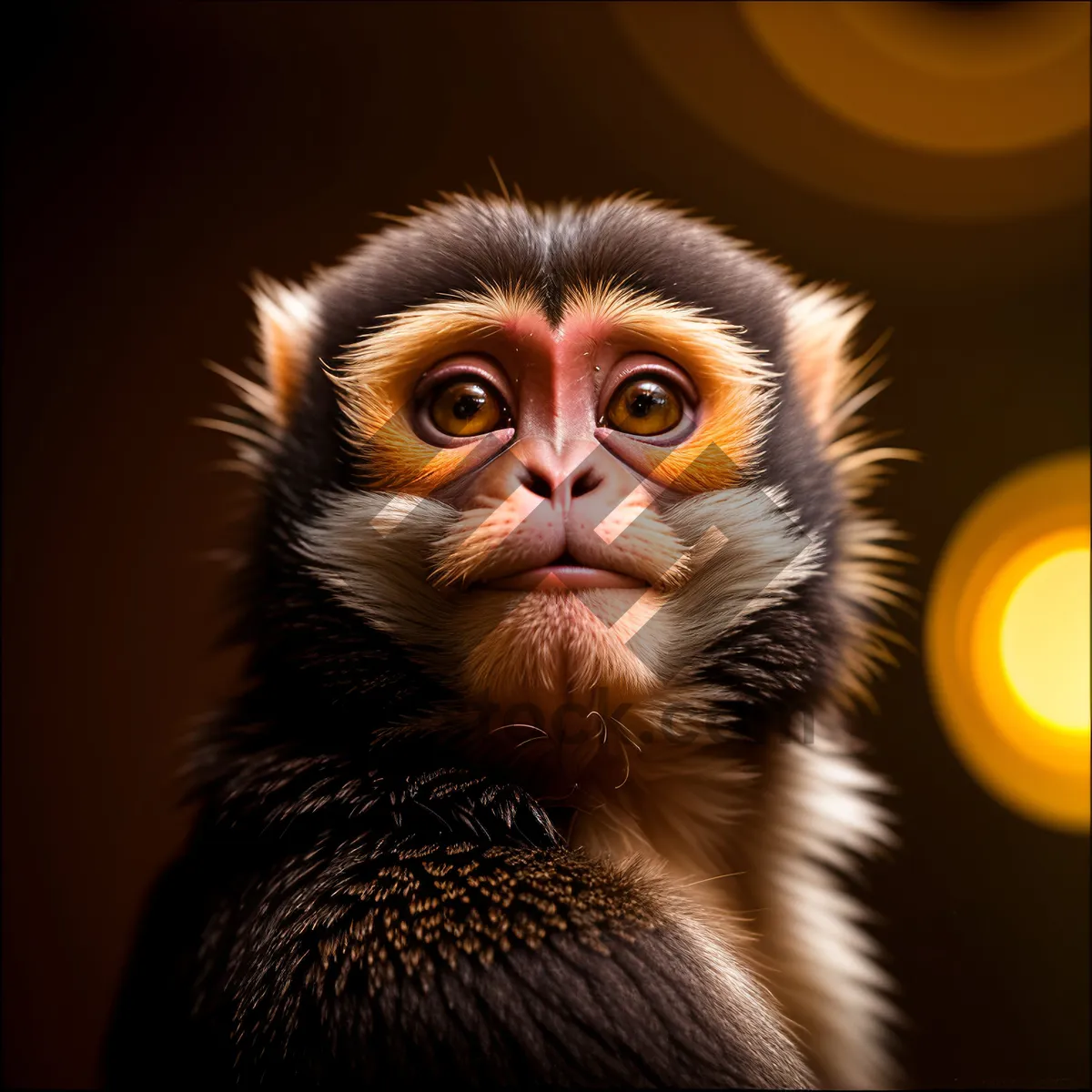 Picture of Mystic Wild Ape: Cute Baby Primate Portrait