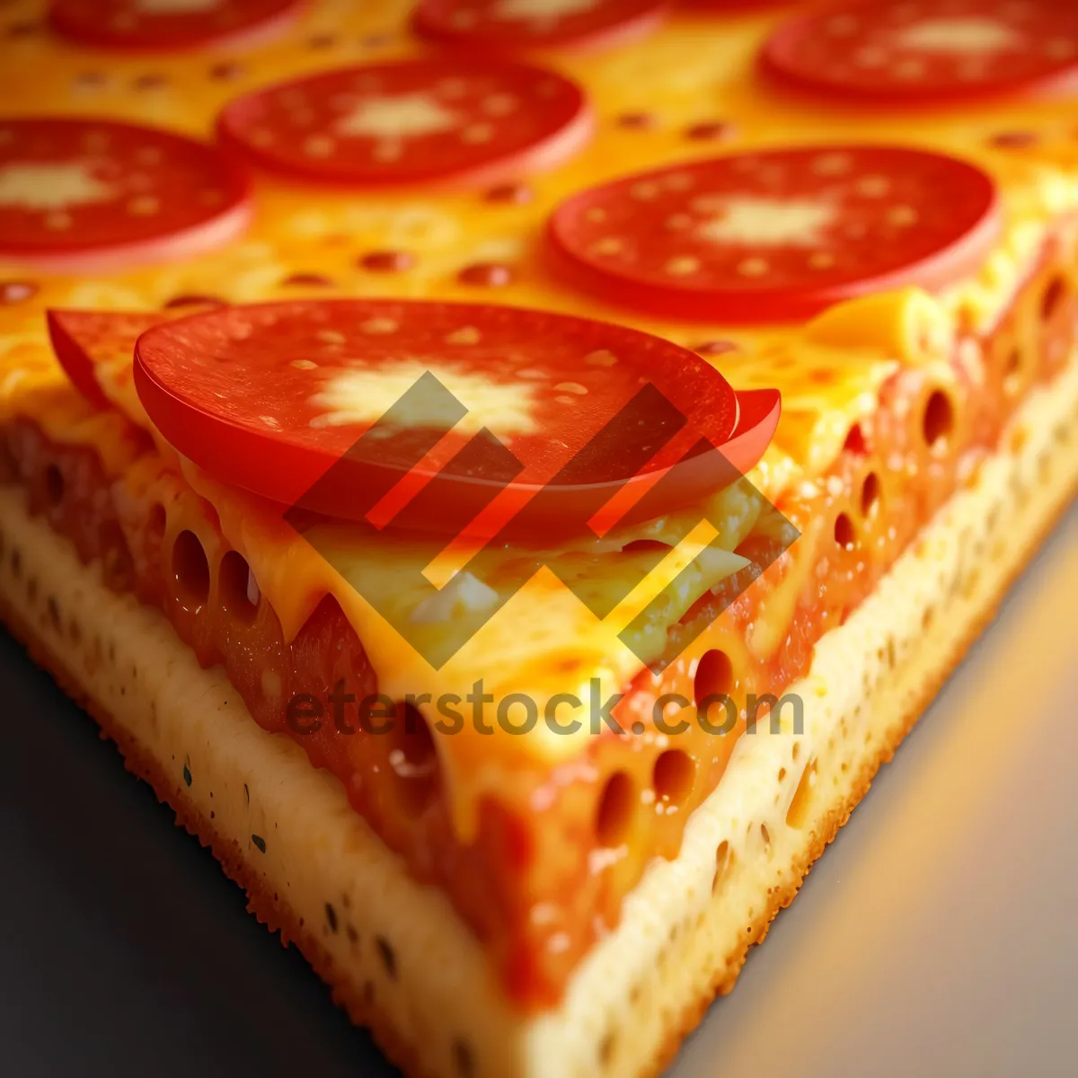 Picture of Delectable Gourmet Cheese Toast with Fresh Tomato