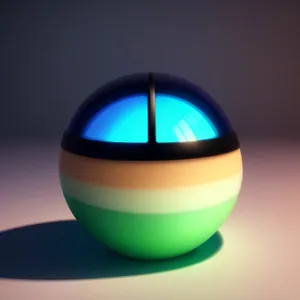 Bright and Shiny Orange Glass Button Icon