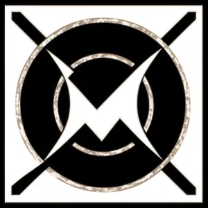 Black Heraldic Symbol Graphic Design Icon