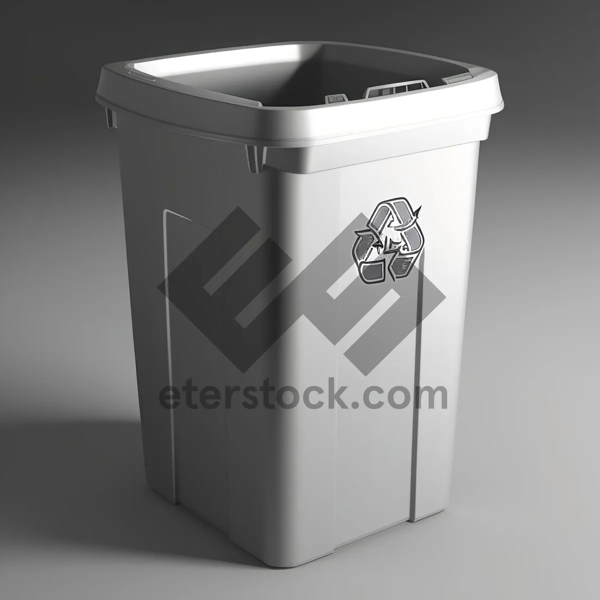 Picture of 3D Plastic Garbage Bin Container