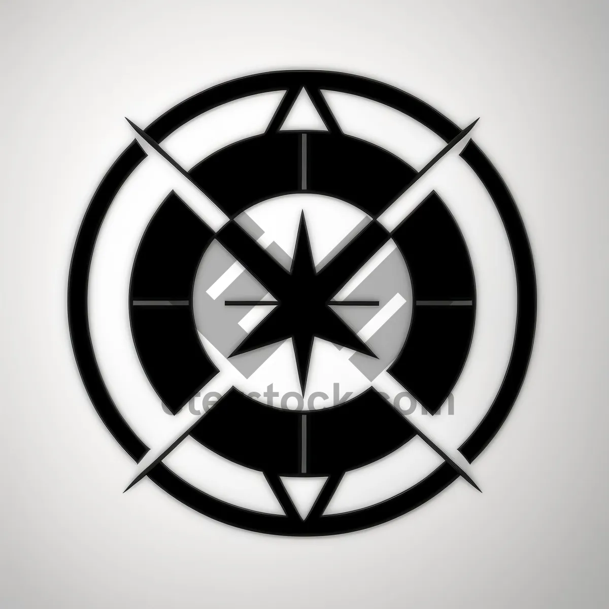 Picture of Pirate Symbol Button Set - Black Graphic Design