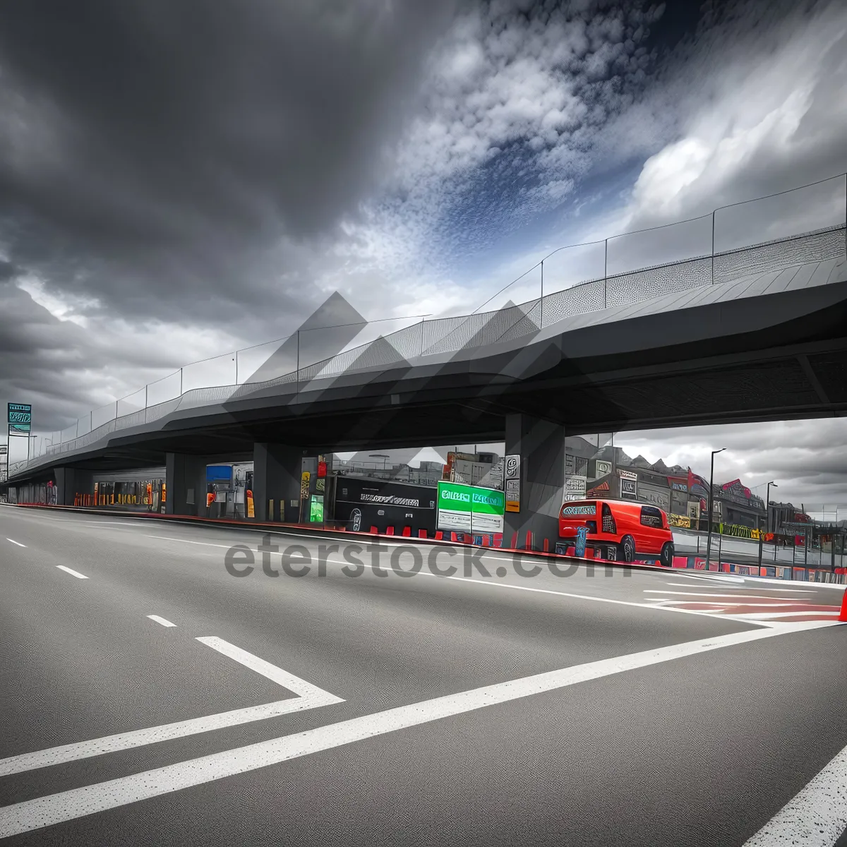 Picture of Speeding Through the Scenic Expressway