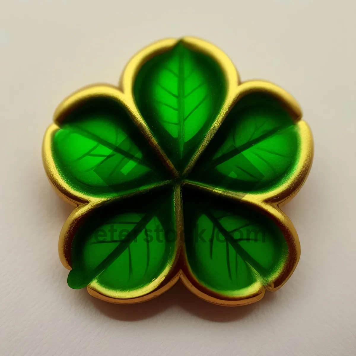 Picture of Vibrant 3D Graphic Clover Design