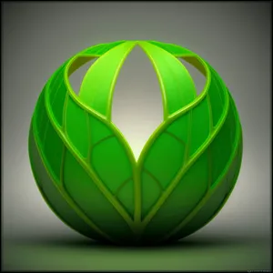 Global Graphics: Iconic Nature Pattern with Sphere