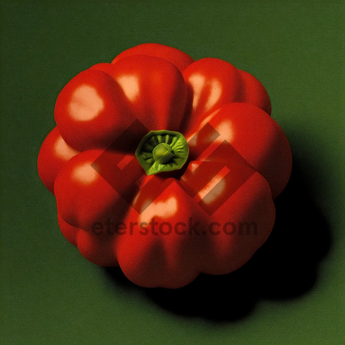 Picture of Colorful Bell Peppers in a Garden