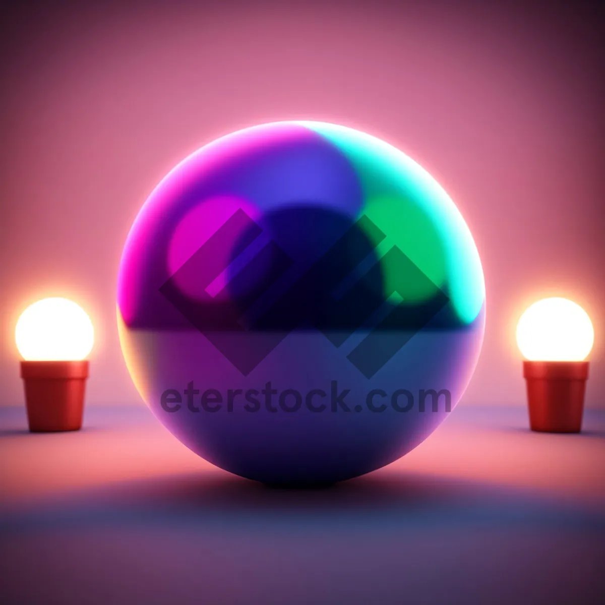 Picture of Colorful Glass Sphere Button Set for Web Design