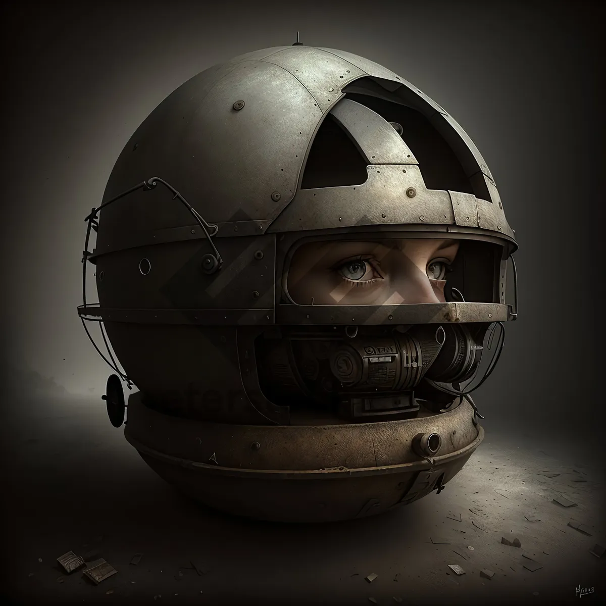 Picture of Global Football Helmet: 3D Sphere Design