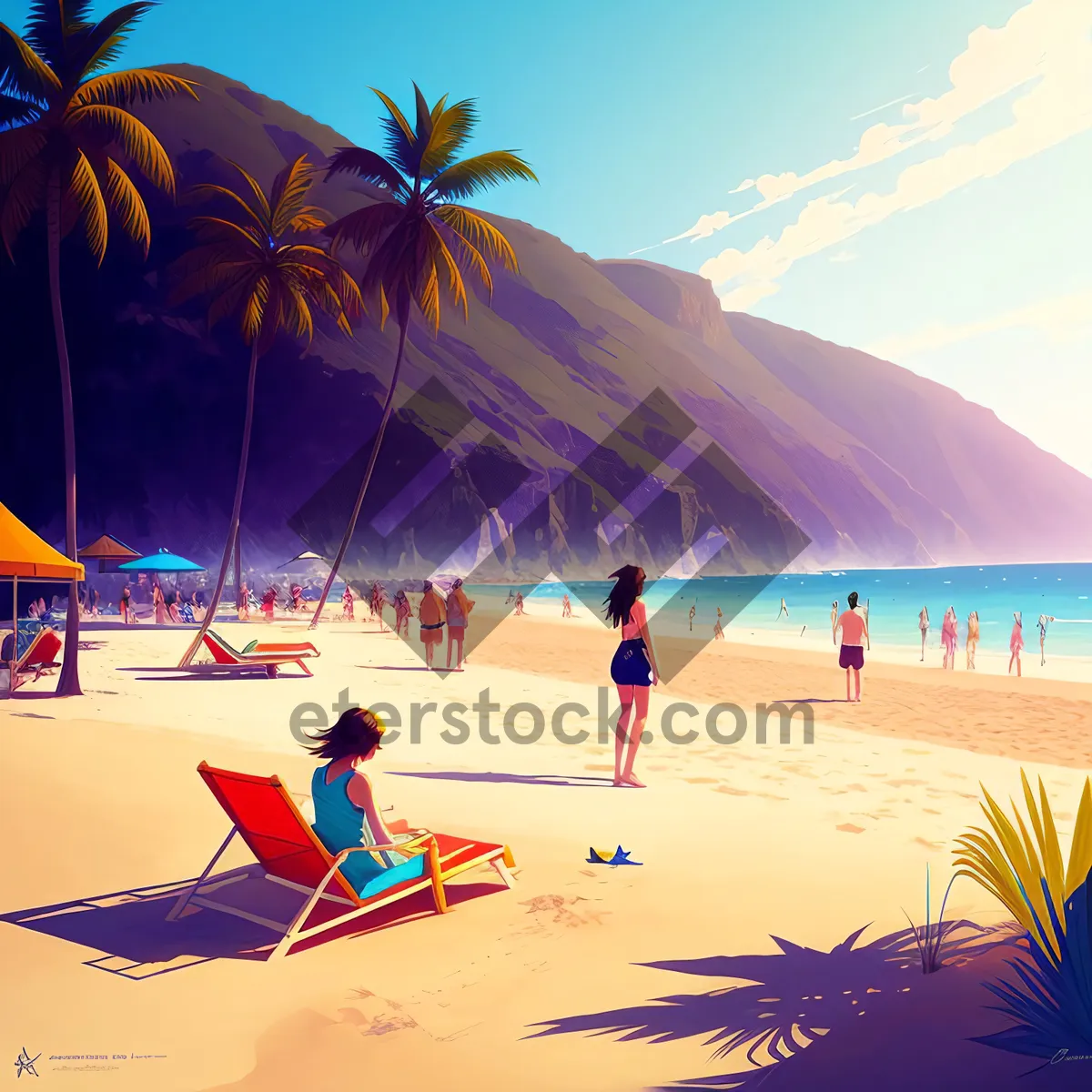 Picture of Tropical Paradise: Sun, Sand, and Serenity