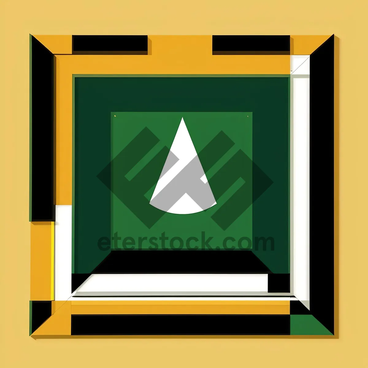 Picture of Modern Shiny Boutique Symbol - Blank Square Icon