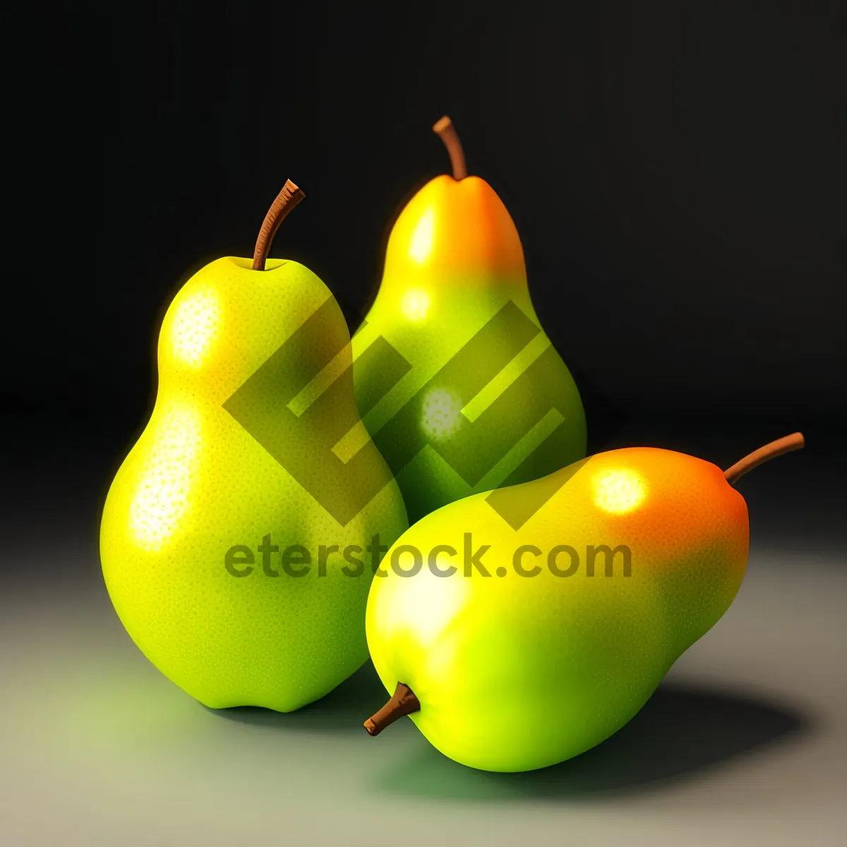 Picture of Fruit Medley: Pears and Apples, Fresh and Healthy