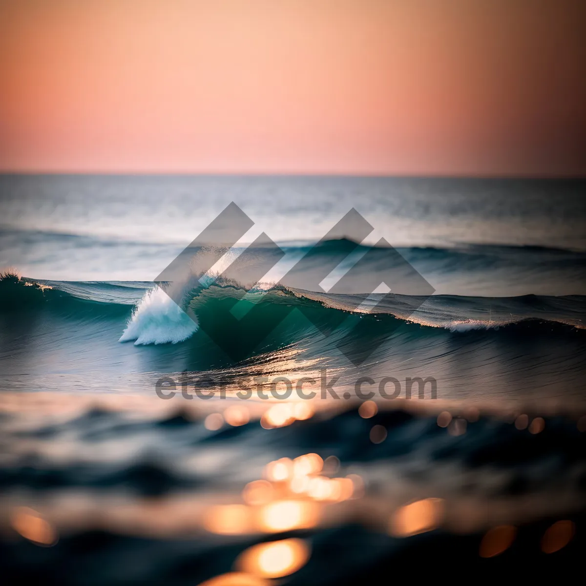 Picture of Serenity by the Seashore: A Captivating Coastal Sunset