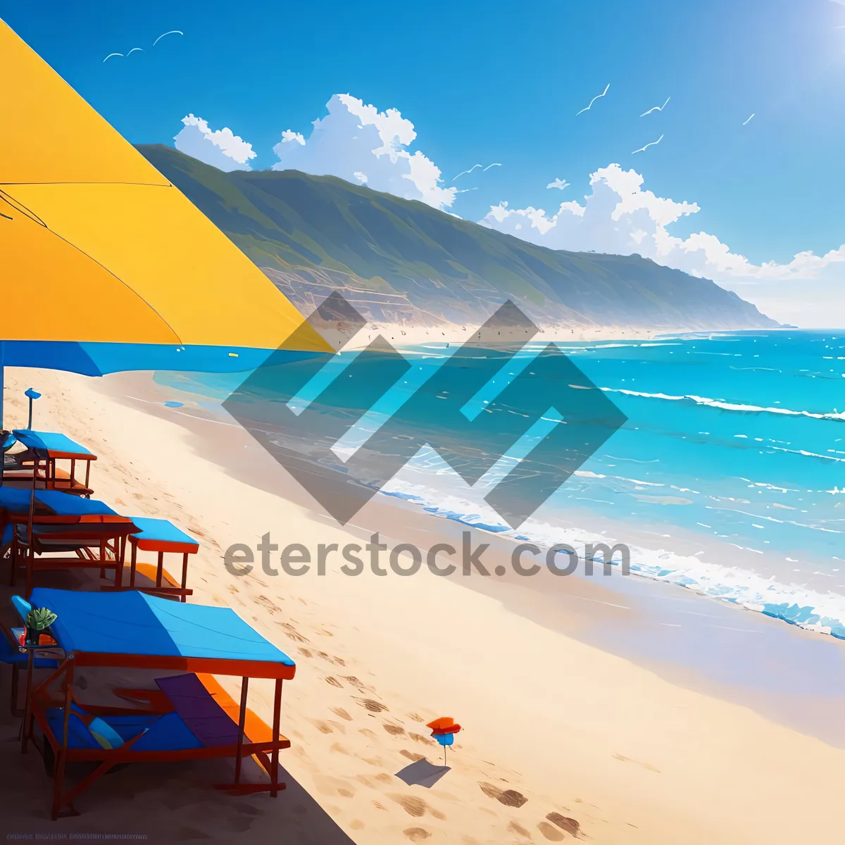 Picture of Turquoise Tranquility: Sun, Sand and Sea