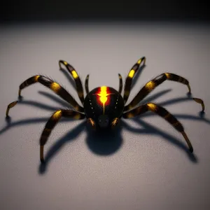 Black Widow Spider - Captivating Arachnid Beauty