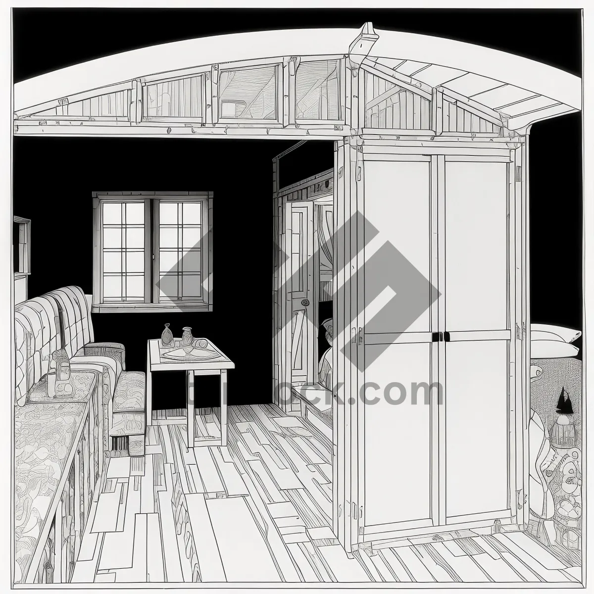 Picture of Architectural Blueprint for Modern Office Building