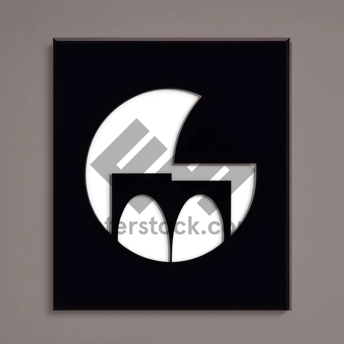 Picture of 3D Design Black Diskette Icon Symbol