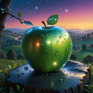 Winter Holiday Tree Decoration Ornament Apple Piggy Bank