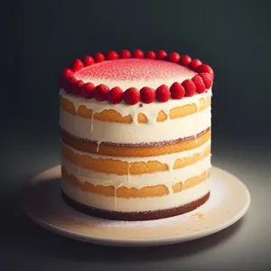 Delicious Fruit Cake with Creamy Frosting