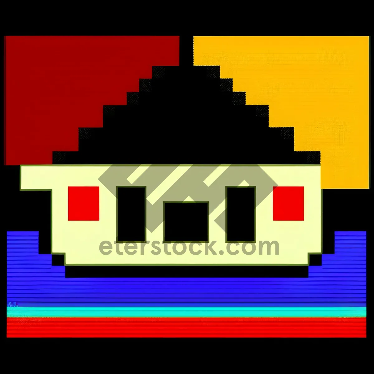 Picture of Patriotic 3D Flag Icon for Country