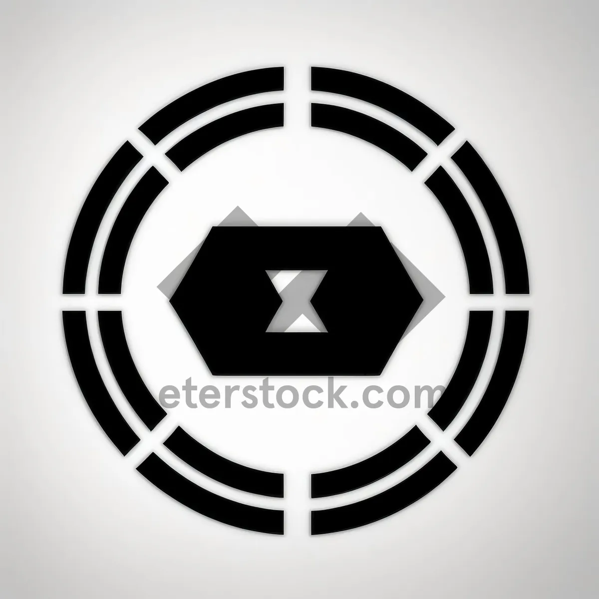 Picture of Web Button Set: Glossy Black Circle Symbols