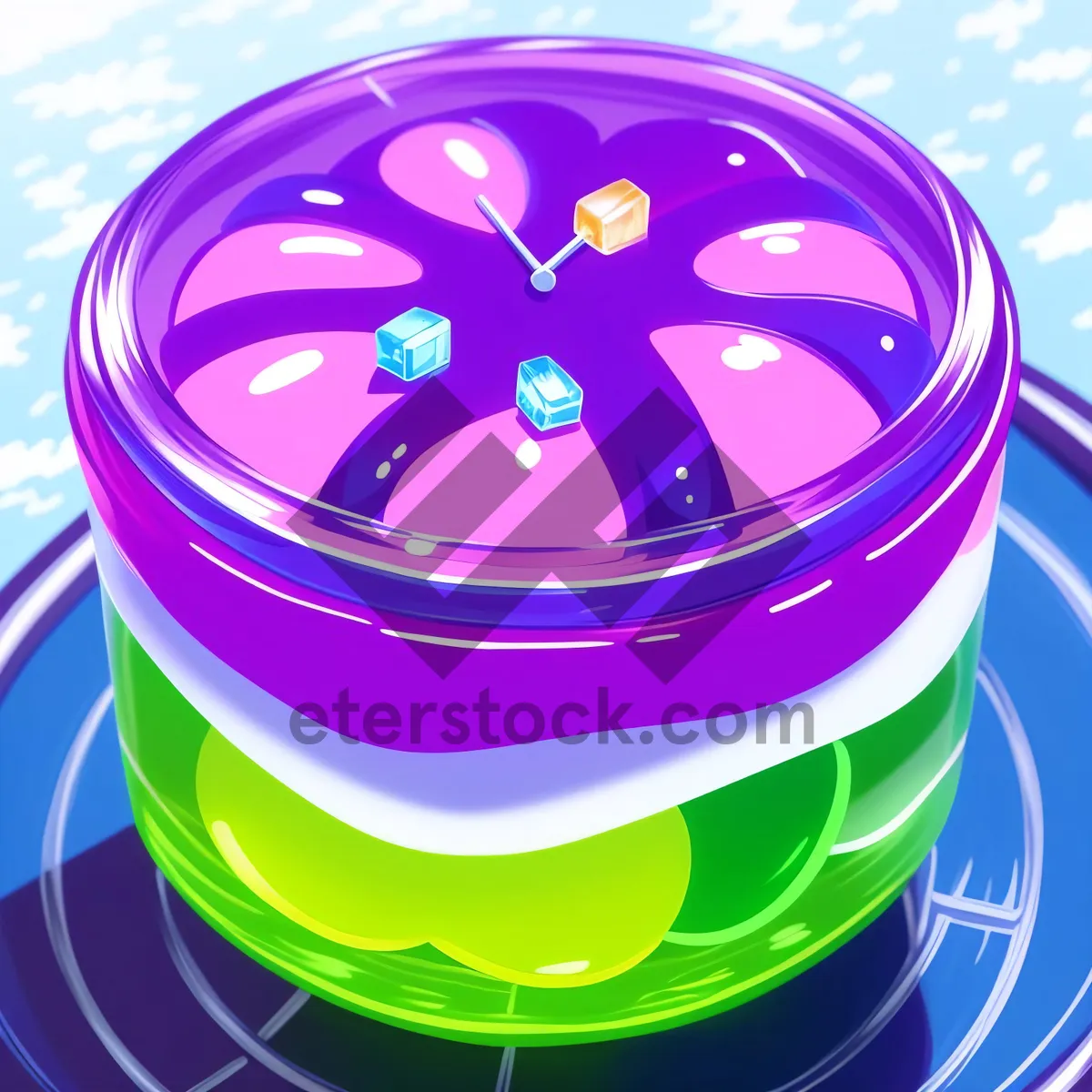 Picture of Glossy Aqua Circle Icon Set