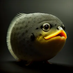 Colorful Goldfish Swimming in Aquarium